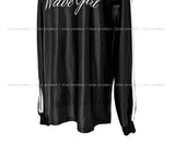 Girls' Unbalanced Glossy Rugby Sweatshirt