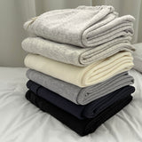 Mink Fleece Brushed Wide Banding Training Pants