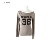 Turns 38 One-Off Number Lettering Long Sleeve T-Shirt