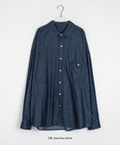 [unisex] Wenki Pocket Washing Denim Over Shirt