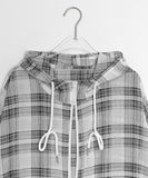 Dyosu Summer Check Hood Wind Jumper