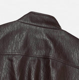 Lokia Crop Leather Jacket