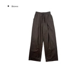 Yor Cotton Pintuck Wide Banding Pants