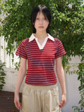 PK STRIPE HALF T