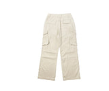 Wee Wee Cargo Pin-Tuck Wide Cotton Pants