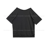 Star fairy boat-neck cut short sleeves