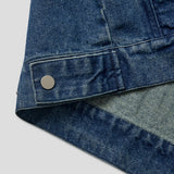 Riet biker denim jacket