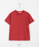 Shotani Color Basic Crop Short Sleeve Tee
