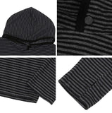 Neol Stripe Hood Long Sleeve