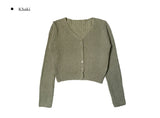 Heri V Ribbed Knit Cardigan