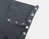 Fallen Folding Unbalanced Mini Skirt