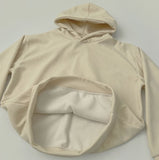 Corduroy Cody Set-up Pintuck Wide Loose-Fit Hood Two-Piece Thick Brushed