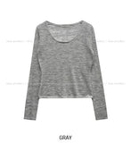 Hug Basic Standard U-Neck Knit