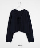 Cocona cable ribbon cardigan