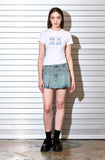 AubeA ABA Star Ribbon Half T-shirt