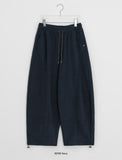 Shudlow Brushed Cut Banding Wide Balloon Pants