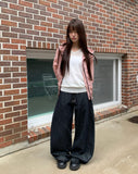 Pramer Basic V-neck Loose Fit Long Sleeve Knit