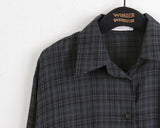 Conch Vintage Linen Boxy Check Shirt