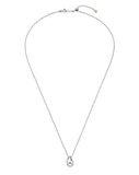 Champagne Full Moon Silver Mary Bowl Necklace