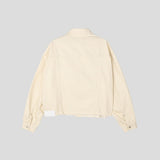 Camper Rivet Crop Cotton Jacket