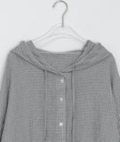 Ottle See-Through Hood Check Shirt