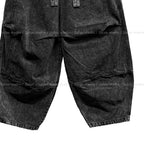East Belted Wide Denim Pants