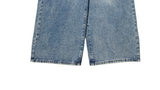 Fend Strap Wide Denim Pants