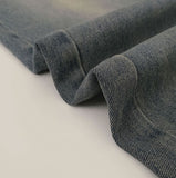 4-season casual washed loose wide denim pants