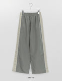 Mubas Summer Side Color Matching Wide Pants