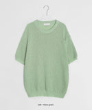 [unisex] Horton Summer Boucle Round Short Sleeve Knit