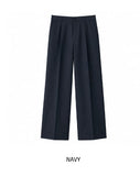 Port One Tuck Bio Cotton Slacks