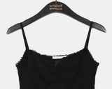 Paultin Layered Sleeveless Cardigan Set