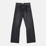 Deca two-line flare denim pants
