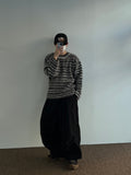 Mohair Heavy Stripe Knit
