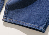 Twin Pintuck Wide Denim Pants