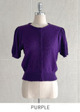 Dickie Puff Short Sleeve Knit Cardigan