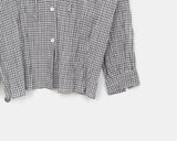Ju-ring Frill Check Hooded Long Sleeve SH