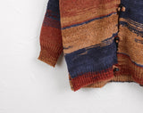 Fuzz Vintage Gradient Duffle Knit Cardigan