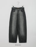 Lesse Summer Washing Wide Denim Pants