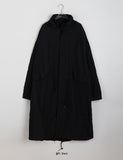 [unisex] Huoz two-way hood long field jacket