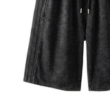 Pigment Washed Track Bermuda Pants