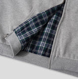 Chilling Check Reversible Hooded Zip-Up