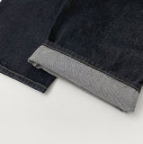 Raw Balloon Fit Volume Long Wide Denim Pants