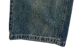 Lutz Vintage Washing Denim Wide Pants