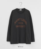 [Unisex] Sainten Lettering Over Long Sleeve Tee