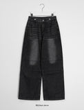 Herondi Adjust Washing Parachute Denim Pants