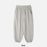 Dion sheepskin wide jogger pants