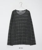 [unisex] Loayu Summer Bokashi Round Over Net Knit