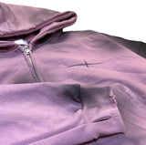 Unisex Tie Dye Over Hooded Zip Up