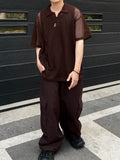 Nylon Double Cargo Pants